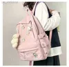 School Bags Backpack Korean Style Woman Schoolbag for Teenage Girls Female Lady Fashion Middle School Student Book Pack 220628 Z230802