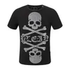 Plein beer t shirt heren ontwerper t-shirts merk kleding Rhinestone PP Skull Men t-shirt ronde nek ss stenen klassieke hiphop streetwear t-shirt top tees pp2145