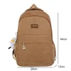 School Bags High Quality Corduroy Women Backpack Female Large Capacity Laptop Book Bag Kawaii Travel Mochila Teenage Girl Cute Schoolbag 230801