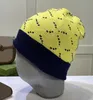 Chapéu de malha de luxo Designer bonés de caveira Letras da moda Gorro Jacquard Gorro de boa textura Chapéu legal homem mulher gorros estilo inverno quente de alta qualidade