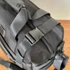 Borse da viaggio Borsa da viaggio in nylon balistico di marca Borsa da uomo a tracolla per computer da lavoro alla moda da uomo con tasca laterale con cerniera