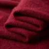 Męskie swetry jesień/zima czysta kaszmirowa zimna bluzka okrągła szyja solidny kolor pullover modny i sweter