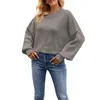 Women's Sweaters Women S Cozy Cable Knit Sweater Long Sleeve Crew Neck Solid Loose Pullover For Fall Winter