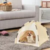 Dog Carrier Pet Teepee Portable Houses Puppy Cat Bed 42 38CM Cage Fence Outdoor House For