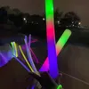 LED Işık Çubukları 5 PCS 46cm Renkli LED Glow Sticks Konser Barı Köpük Glitter Glow Sticks Taşınabilir Neon Işık Partisi Aydınlık Atmosfer Prop 230802