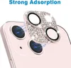 Étuis de téléphone portable Mignon Glitter Diamond Camera Lens Protector Housse de protection pour iPhone 14 Plus 13 Pro Max 12 Mini 11 Femmes Protection Téléphone Accessoire L230731