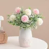 Decorative Flowers White Artificial Gypsophila Wedding Home Autumn Decoration High Quality Big Bouquet Luxury Fake Flower Arrangement Bulk