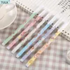 6Pcs Anime Briefpapier Stationaire Leuke Schoolbenodigdheden Koreaanse Kawaii Pennen Gel Pen