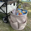 Storage Bags Foldable Picnic Basket Multi-functional Outing Outdoor Camping Supermarket Shopping Portable Household