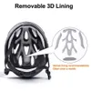 Casques de cyclisme BOLER casque de vélo homme femmes sécurité en plein air moto vélo lentille amovible visière route de montagne 230801