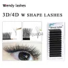 False Eyelashes W Shape Eyelash Extensions 3D4D Premade Volume Fan W Style Lashes Comfortable New Faux Mink Volume Lashes Natural Eyelash x0802