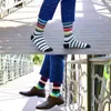 Men s Socks High Quality Brand Classic Striped Combed Cotton Colorful Happy Fashion Casual Harajuku Men 230802