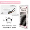 Faux cils Abonnie New Mink Flat Ellipse Extensions de cils 015 020 Softer Ellipse Flat Lash Split Tips Lash Volume individuel Cilios x0802