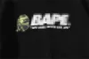 A Bathing Ape New Autumn and Winter Youth Casual Back Ghosting Letter Printed Sweater Bathing Ape Hooded