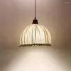 Pendant Lamps French Vintage Chandelier Nordic INS Style Fabric Design Artistic Modeling Bedroom Living Room Chandeliers