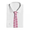 Gravatas borboletas morango leite rosa gravatas unissex poliéster 8 cm bebida pescoço para homem seda acessórios estreitos cravat adereços de casamento cosplay