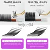 False Eyelashes Genielash Easy Fanning Eyelash Extensions 3D9D Auto Fan Eyelashes Selffanning x0802