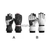 Ski Gloves 1pair Adhesive Strap Adjustable Outdoor Sports Touch Screen Men Women Keep Warm Skating Skiing Gloves Waterproof Windproof J230802