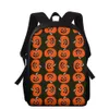 Mochila Halloween Pumpkin Lantern Moonlight Unisex 15 Polegadas Bolsa para Computador Mochila Feminina Mochila Escolar Bolsa de Viagem