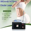 Machine de lipolyse Laser à Diode 980nm 1470nm, pour l'élimination des graisses, bras, liposuccion, réduction de la Cellulite