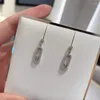 Dangle Oorbellen Franse Klassieke Originele Messica Sieraden Serie S925 Vrouwelijke Diamant Ufo Oorbeschermers Vakantie Geschenken