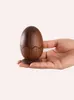 2pcs Toothpick Holders Egg-shaped Toothpick Holder Solid Wood Nordic Cute Toothpick Box Household Personality Creative Luxury Portable Toothpick