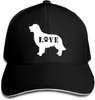 Ball Caps Золотой ретривер Love Dog Cap Baseball Hip Hop Hop Trucker Satwice Hat для спорта черный