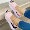 Pantofole Comem Scarpe con tacco a zeppa da donna Donna 2023 Infradito Sandali estivi per donna Fondo spesso Piattaforma casual Tong Scarpe da donna 42