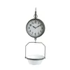 White Decorative Reproduction Scale Wall Clock