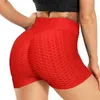 Aktywne szorty kobiety joga wysokiej talii Sports Gym Leggins Push Up Fitness Rajstopy sportowe trening sportowy teksturowane spodnie żeńskie ubrania