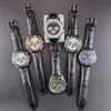 AAA Watch Man Navitimer Luksusowe zegarki Wysokiej jakości brązowy czarny skórzany pasek Orologio Di Lusso Kwarc Ruch na rękę 50 mm Casual Retro DH010 C23