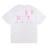 Clothing Designer Mens Gal Tee Depts T-shirts Black White Fashion Men Women Tees Letters T-shirt Brand T Shirt Clothing