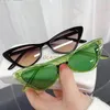 Sunglasses Fashion Cat Eye Small Frame Retro Eyewear Trendy Streetwear Accessories Women Sexy Candy Color Protection