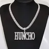 Bijoux hip-hop superbe pendentif collier en diamant Sterling Sier avec diamants Moissanite couleur D Vvs