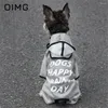 Dog Apparel OIMG Four Corners All-inclusive Clothing Teddy Schnauzer Pomeranian Pet Waterproof Thin Small Dogs Transparent Raincoat