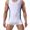 Canotte da uomo Canottiere da uomo Body Allenamento sportivo Tuta Pantaloncini Wrestling Canotta Fitness Tuta Slip sexy Biancheria intima di seta di ghiaccio Costumi da bagno 230802