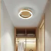 Chandeliers LED Gold Aisle Lights Modern Chandelier Lighting For Bedroom Study Corridor Balcony Surface Mounted Home Deco Lamps Fixtures