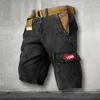 Jeans masculino Shorts jeans Edição de bolso Impressão 3D Casual Cores mistas Qualidade Boa roupa de verão Sa