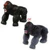 Electric RC Animals Kids Infrared Remote Control Gorilla Toy Fun Simualtion Light Sound Electronic Walking Toys Boys Girls Gifts 13 10 7cm 230801