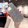 Cell Phone Cases Luxury Glitter Epoxy Curly Case for iPhone 14 13 12 11 Pro Max X Xr Xs 7 8 6 6s Plus SE Bling Wave Soft Silicone Colorful Cover L230731