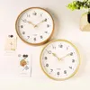 Wall Clocks Nordic Wooden Clock Japanese Decoration Mute Modern Minimalist Hanging Living Room Creative