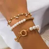 Link Armbänder Frauen Einzigartige Perle Armreif Set Handgelenk Kette Stilvolle Accessoires Mode Anime Angepasst Schmuck