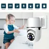 1pc Câmera interna com soquete HD WiFi, câmera Wifi inteligente com soquete 110v-220v, monitor de bebê doméstico HD, vigilância por webcam sem fio, visão noturna, áudio bidirecional