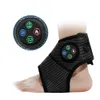 Leg Massagers Smart Ankle Massage Compression Air Brace Foot Electric Vibration Compress Heating 230802