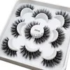 False Eyelashes DINGSEN New 5 pairs 825mm natural 3D false eyelashes fake lashes makeup kit Mink Lashes extension mink eyelashes maquiagem x0802