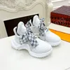 Designer Women Casual Shoes Archlight calf leather Mesh Bow laces Bouncy Outsole Sneakers Luxurys Fashion Ladies Sports Shoes Size 35-41