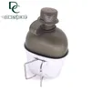 Utensilios de cocina portátiles para deportes al aire libre, fiambreras de aluminio, vasos de agua, productos de aluminio y portabotellas de plástico para uso militar HW74