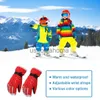 Rękawiczki narciarskie 123 Rękawiczki śnieżne Pokrywa zimowe ubrania akcesorium miękkie rękawiczki narciarskie sportowe podgrzewanie rąk na czerwono na świeżym powietrzu J230802
