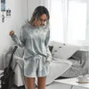 Roupa de dormir feminina 2023 conjunto de pijama tie dye feminino pijama de dormir plus size roupa de dormir para casa pijama terno feminino