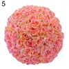 Dekoracyjne kwiaty! 8 -calowy ślub sztuczny różowy jedwabny jedwabny kwiat wisząca dekoracja centralna kropla